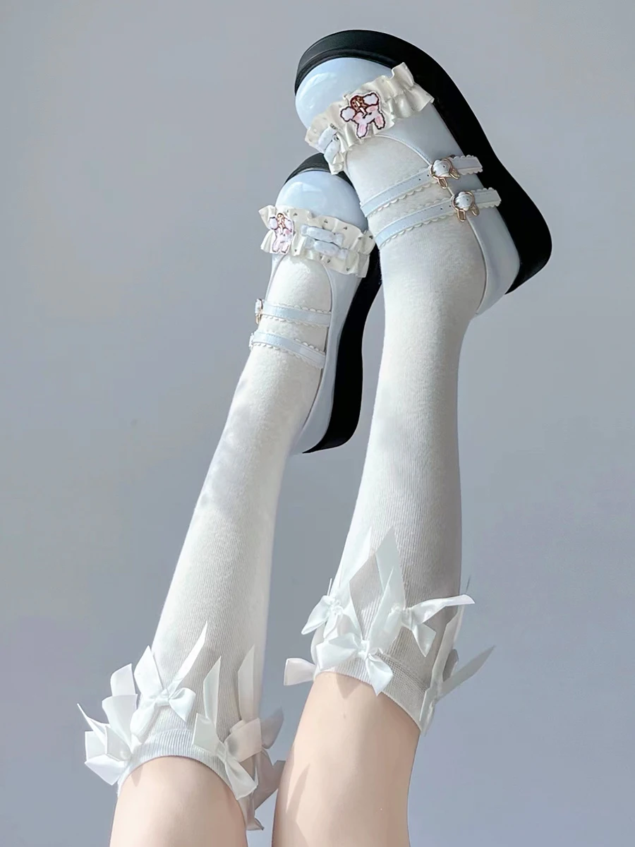 Loli Sweet Lolita Shoes Rabbit Cute Spring Student Big Head Thick Sole Lo Shoes Cos Girls Tea Party Shoes