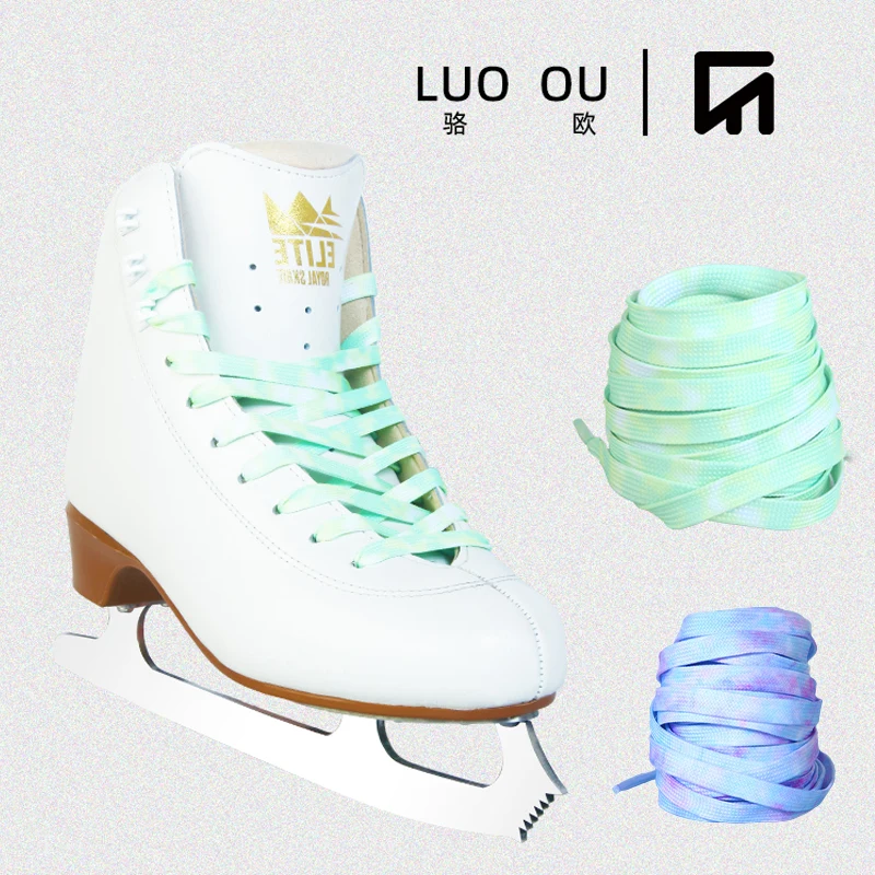 

Цветные прочные шнурки для фигурных коньков 220/305 см, удлиненные шнурки для ледовых коньков, шнурки для спорта на открытом воздухе
