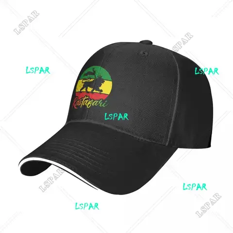 Rastafari Rasta Lion Baseball Cap Judah Flag Tennis Skate Adjustable Trucker Hat Summer Casual Print Women Men Snapback Cap