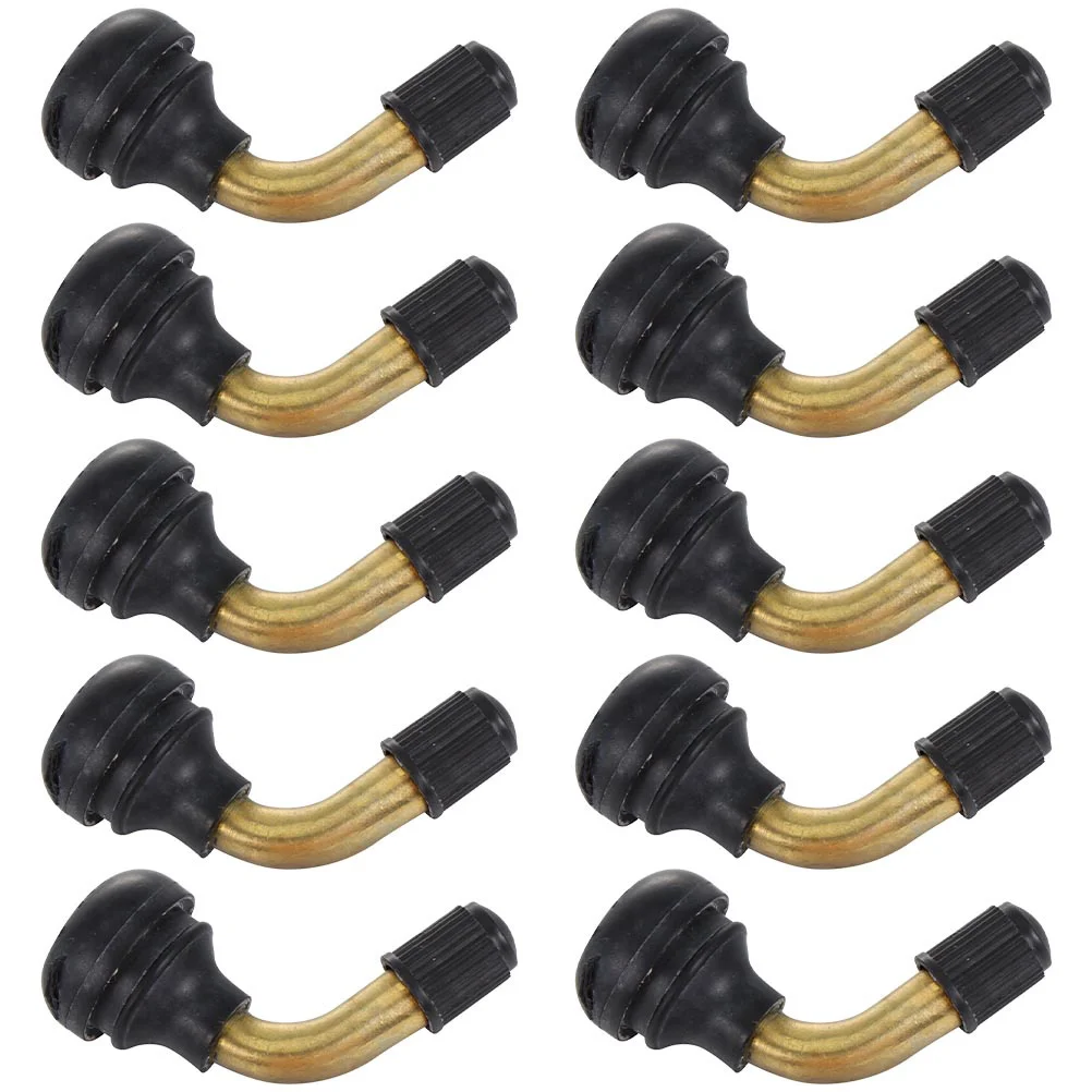 10 Pcs Vacuum Tire Valve Motorcycle Accessories Valves Stem Replacement Scooter Supplies Sports Car for Tubeless Rims