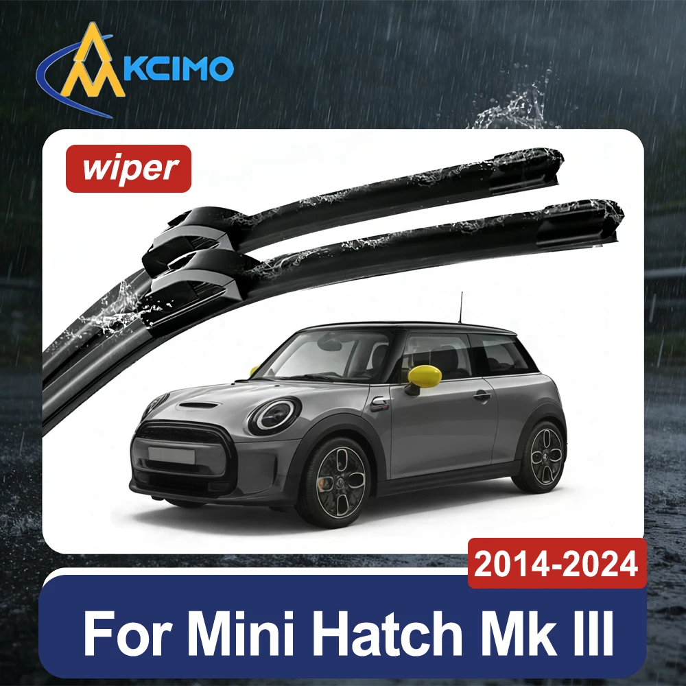 Crystal Clear Vision Windshield Wipers For Mini Hatch Mk III F56 2014-2024 Pair/ Set Front Rubber Wipers Easy Install