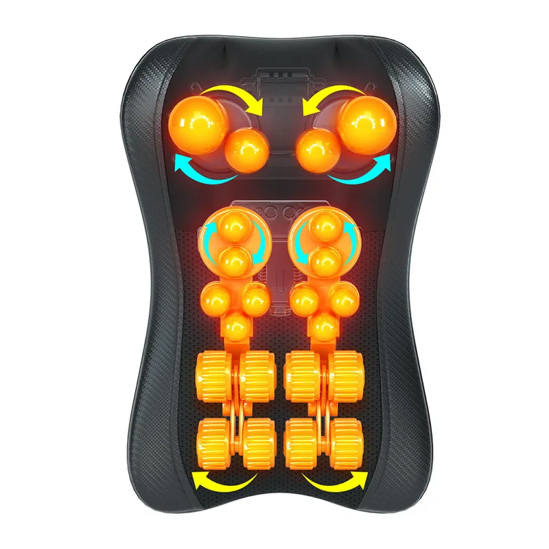 

Multifunctional Massage Pillow, Electric Shiatsu Massager for Neck Back Waist, Vibrating Heating Massage for Pain Relief