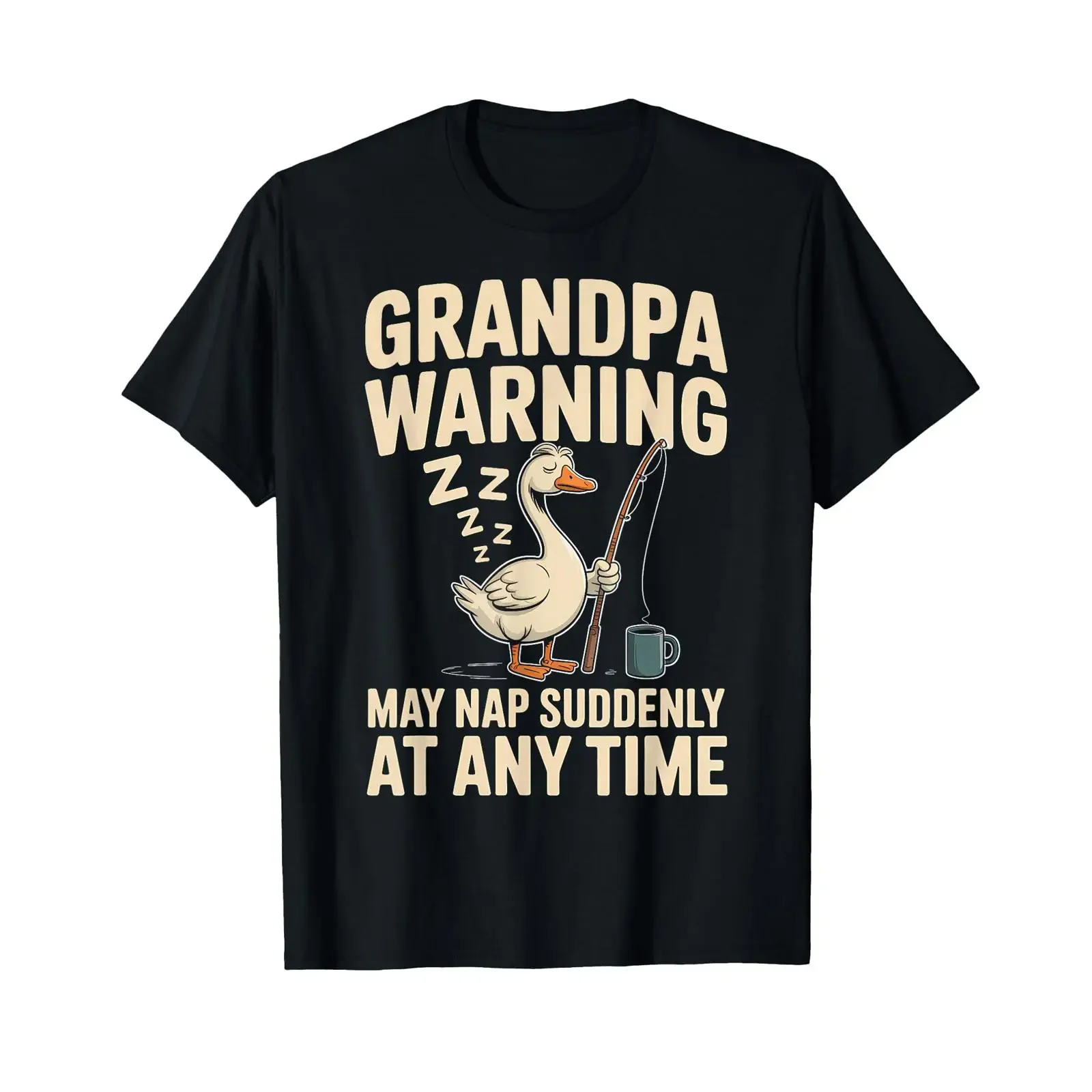 Funny Dad T Shirt Grandpa Warning May Nap Suddenly At Any Time vintage Washed Stylish Slightly streetwear Comfortable fashion