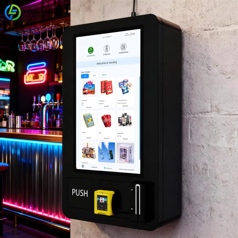 Customized Stainless Steel Cigarette Vending Machine AI Age Verification Face Scan Automatic Tobacco Dispenser