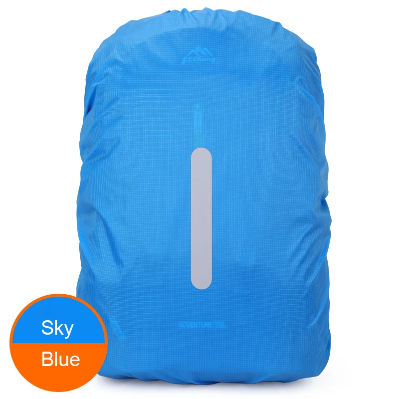 55-65L Cycling Backpack Rain Cover Reflective Strip Waterproof Bag Protective Cover for Women Men Travel Hiking Climbing