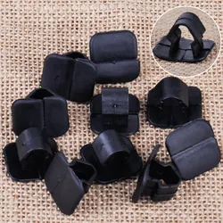 10PC Car Hood Soundproof Cotton Clip Black Cotton Clip Car Exterior for VW Polo Tiguan Passat B5 B6 SEAT Leon 2 Skoda Octavia 2