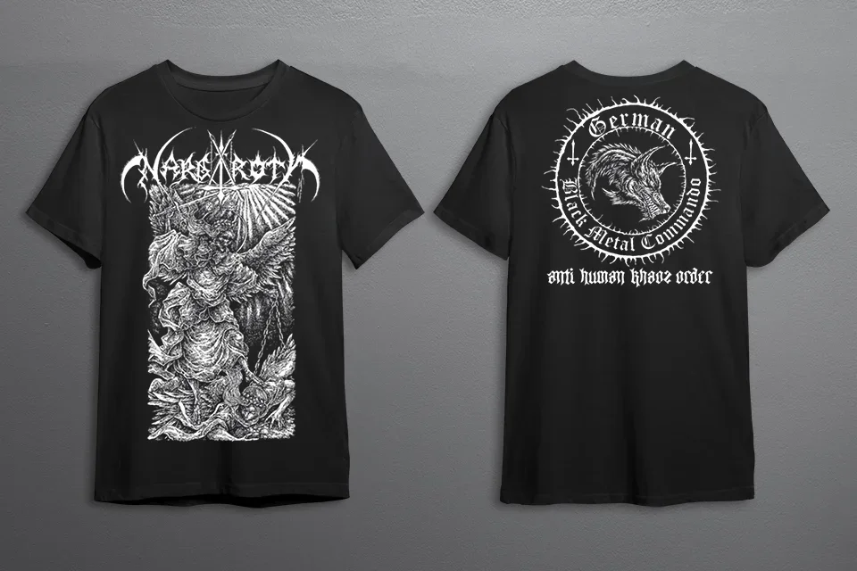 Футболка Черная Meettal Band, с принтом, 100% хлопок