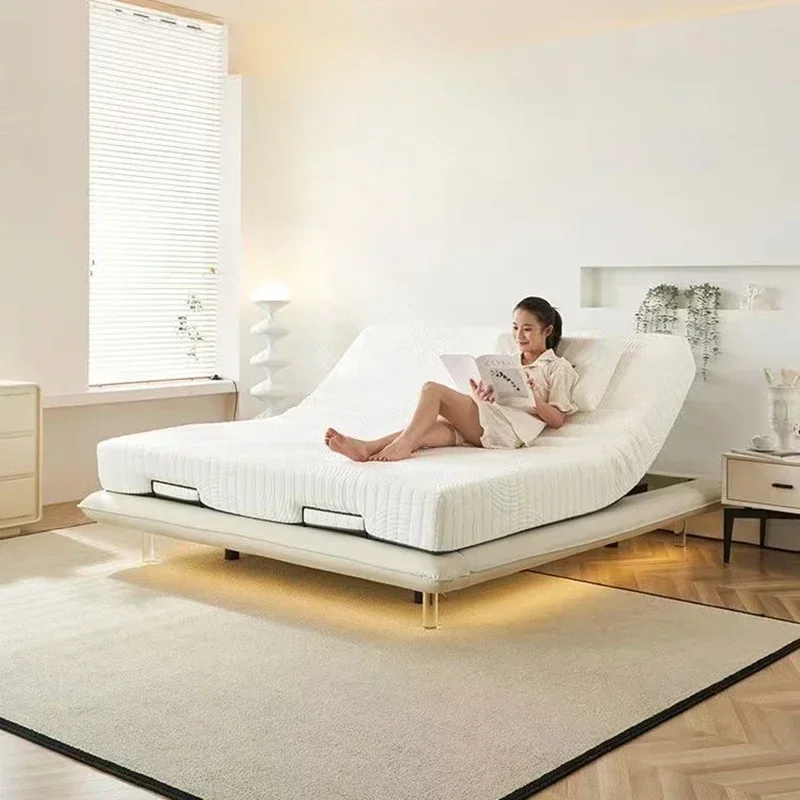 Old People Multifunction Beds Recovery Bedframe Double Adjustable Beds Electric Comfortable Bedroom Furniture Opklapbedden LLB