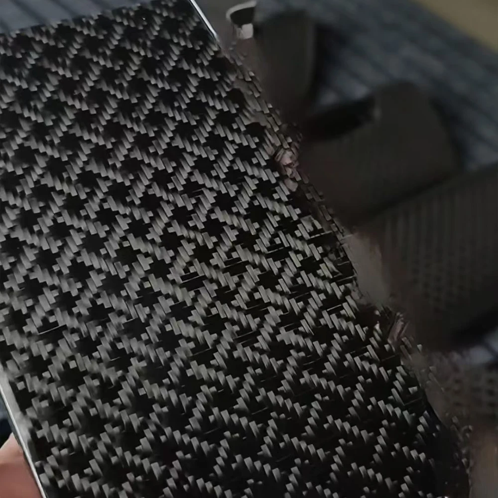 ل رولز رويس PET مزورة ألياف الكربون الفينيل فيلم سيارة التفاف ملصقات المضادة للخدش غطاء الهواء الإصدار ذاتية اللصق سيارة التفاف احباط #2