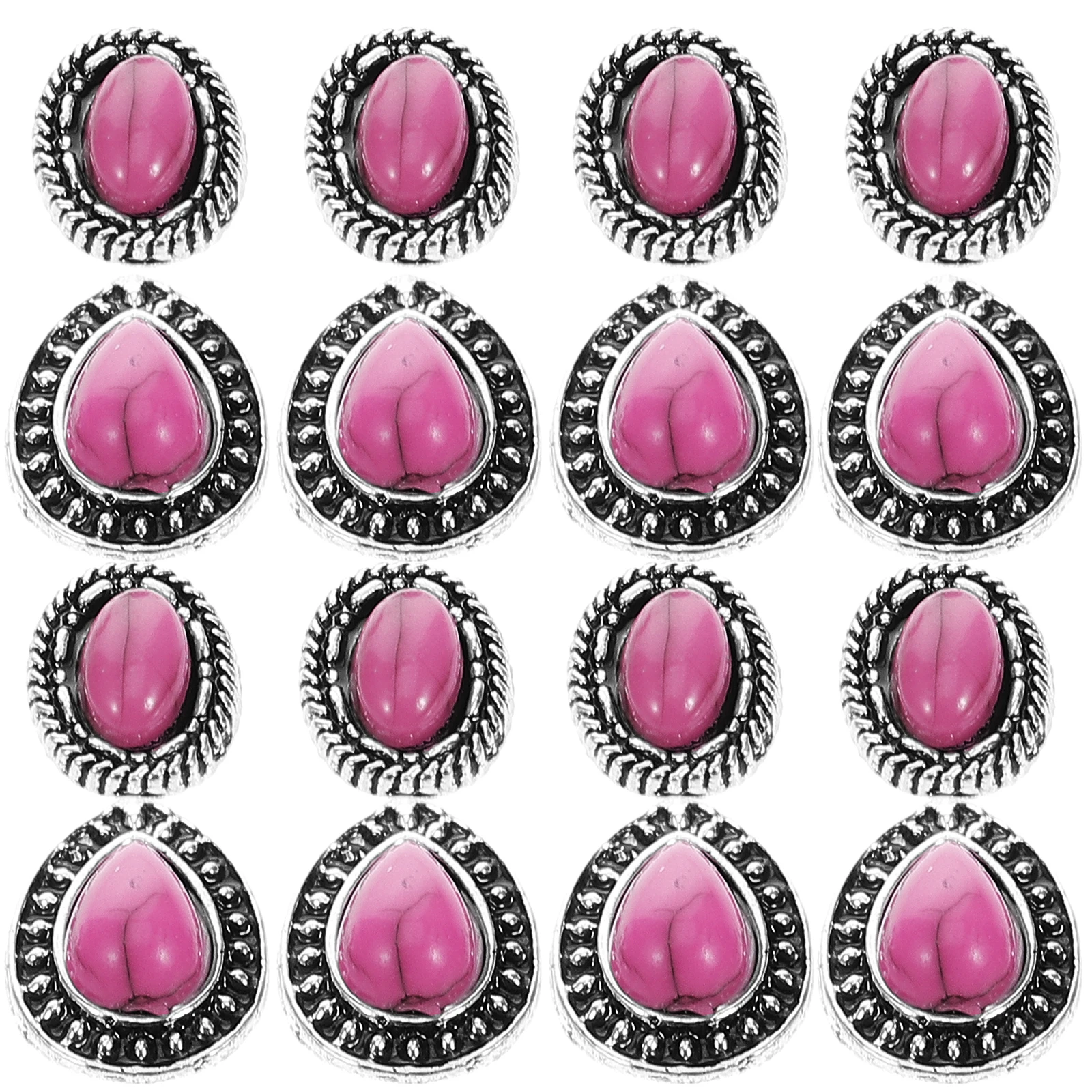 

20pcs Nail Rhinestone Vintage Decor Manicure Charms Retro Nail Ornaments Jewelry DIY Decorations For Fake Nails Weddings