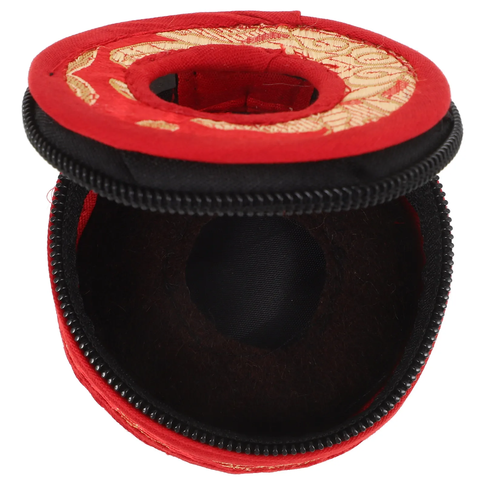 

1 Piece Finger Cymbal Pouch Multi-Functional Bell Case for Finger Cymbals Lightweight Handheld Bell Bag with Unique Pattern