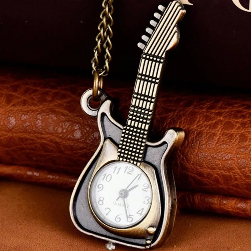 Bronze Key Chain Watch, Guitar Watch, ViolWatch, Gift