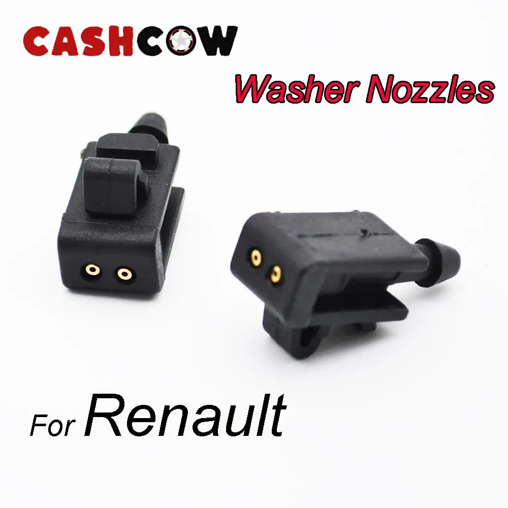 CASHCOW Windshield Windscreen Wiper Washer Nozzles Jet Set For Renault Grand Scenic 2 Megane 2 Laguna 3 Fluence Front Window