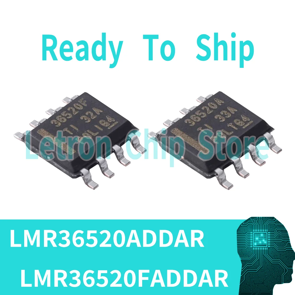 

10 шт. LMR36520FADDAR LMR36520ADDAR 36520addar 36520F 36520A SOP8 SOIC-8 Новый и оригинальный понижающий конвертер 2A