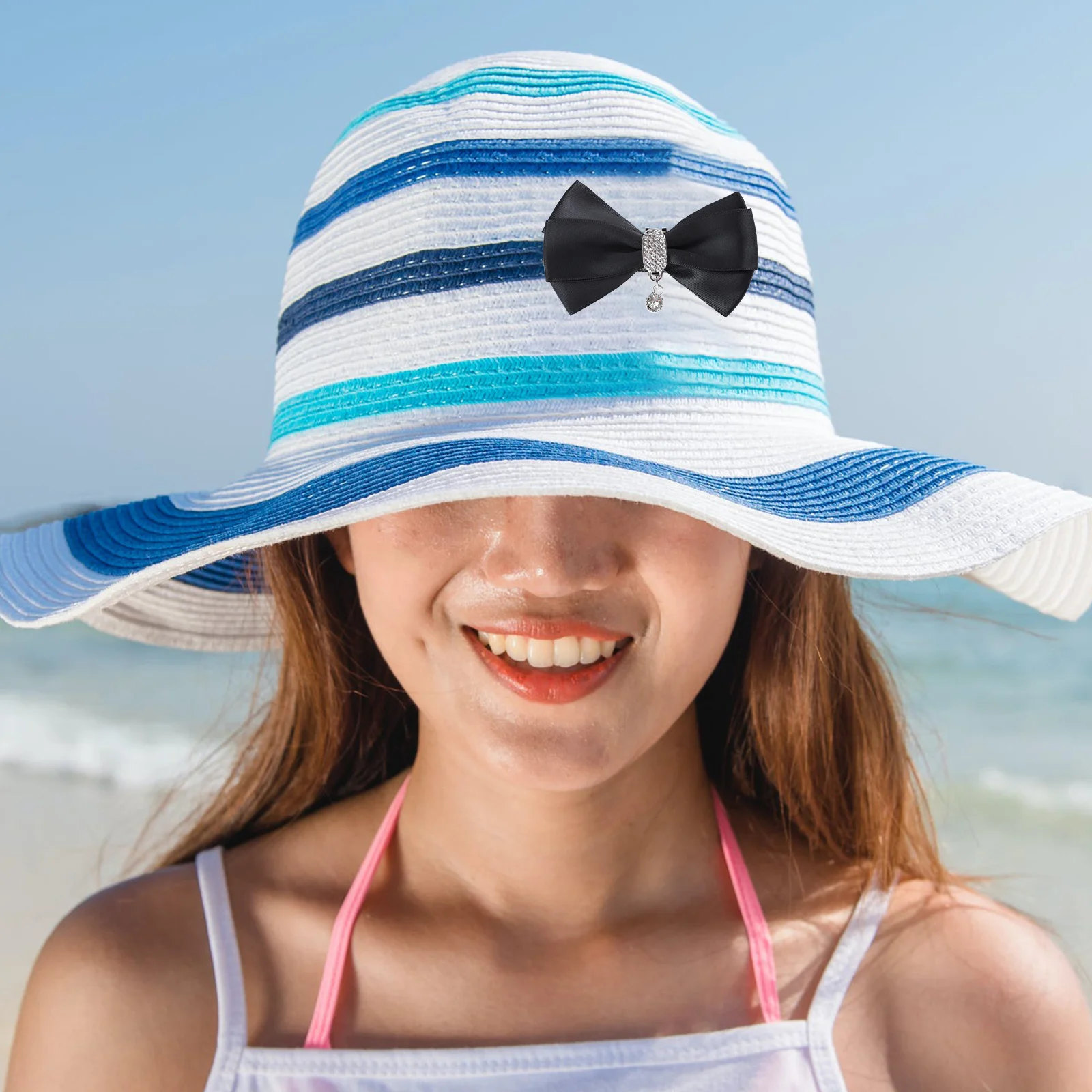 

1 Pair Shoe Flower Decorations Bowknot Rhinestone Clips For Wedding High Heel Adornments Glittering Shoe Ornaments Bride