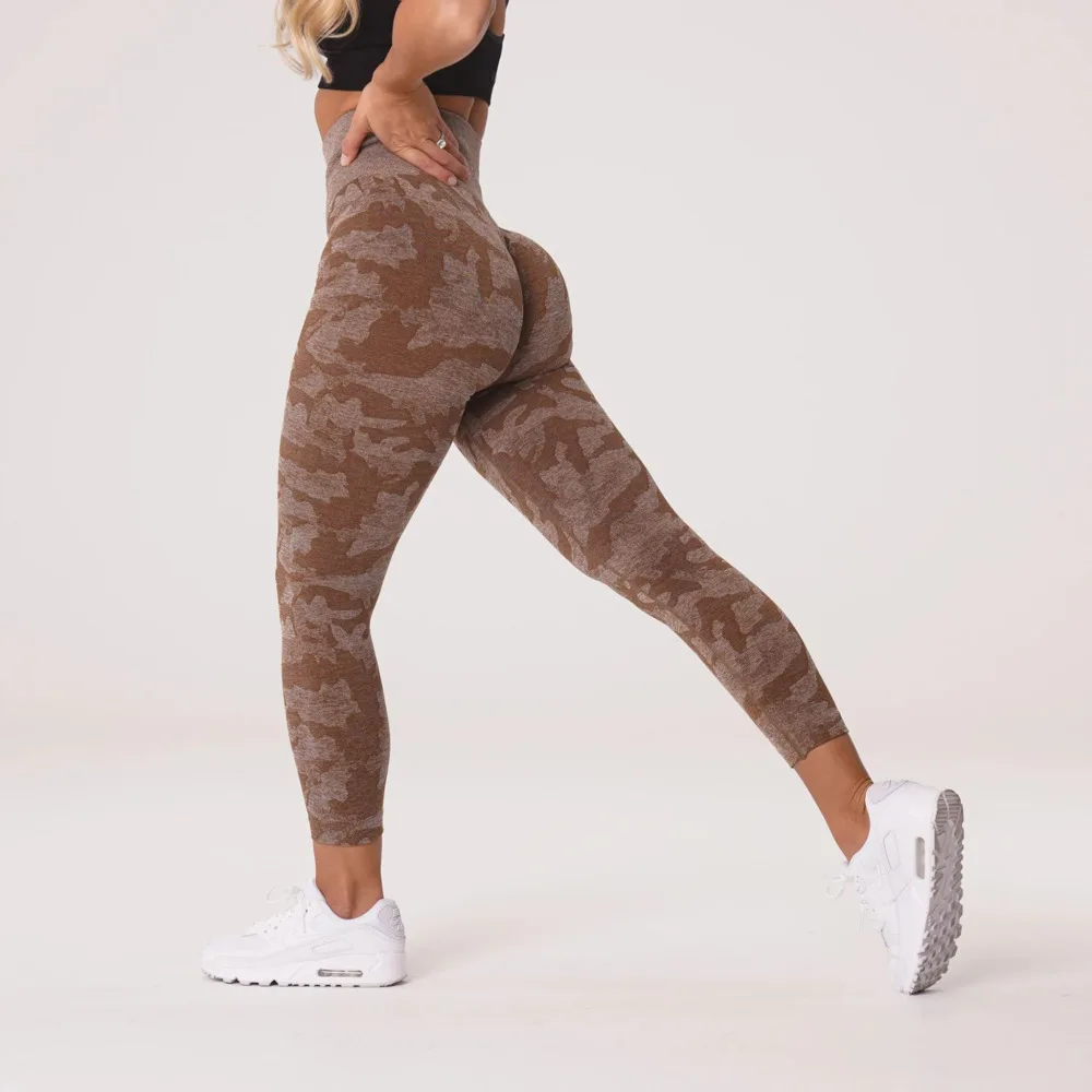 MYS gym leggings women Camo Seamless Sport tights Fitness yoga clothing Push Up High Waist Workout Sportswear Running pants