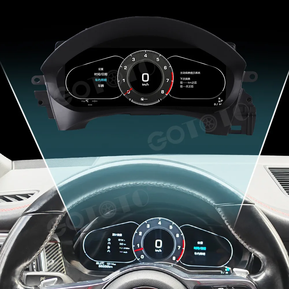 Popular 10.25'' Digital Cluster Dashboard Panel For Porsche Macan 2014-2025 LCD Instrument Cluster Speedometer Android Auto