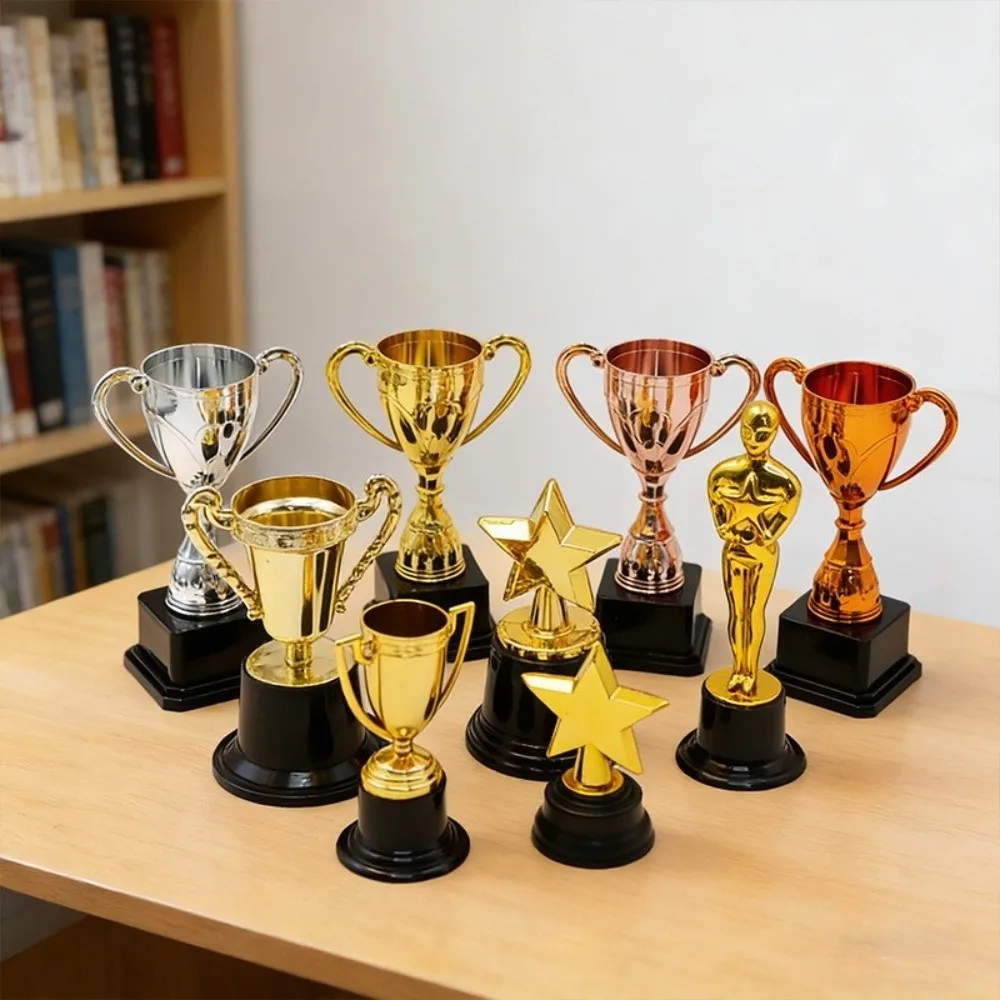 

Multi Style Plastic Trophy Plastic Material Small Size Award Trophies Trophy Model Pentagram Star Award Cup
