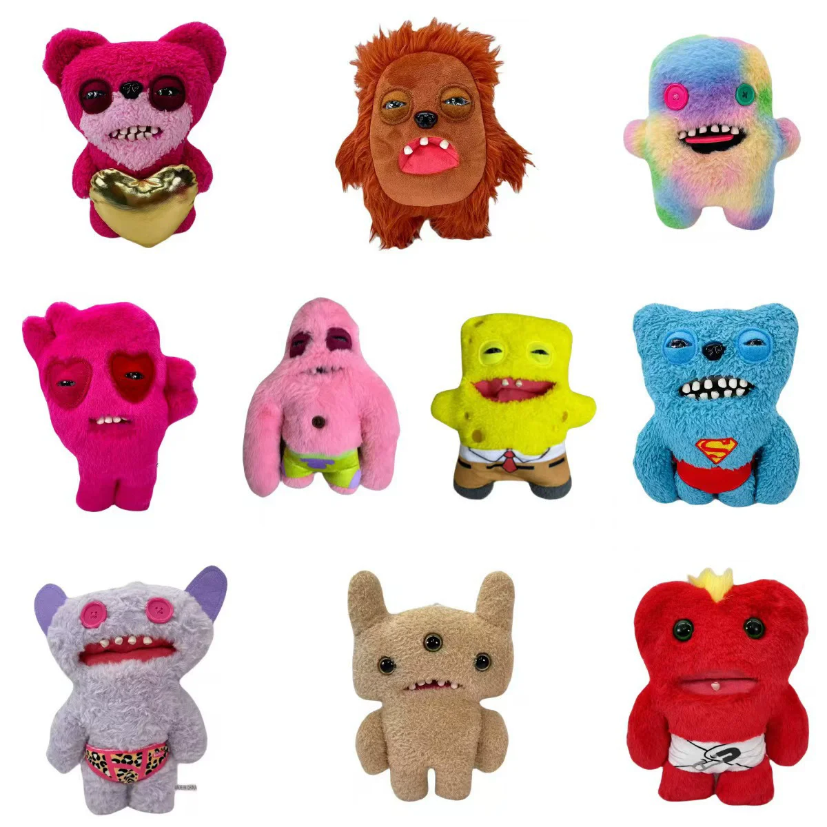 Original Fuggler Plush Toys Funny Ugly Tooth Monster Crazy Rabbit Wide-Eyed Fugguler Monsters Cute Peluche Dolls Gifts Kids
