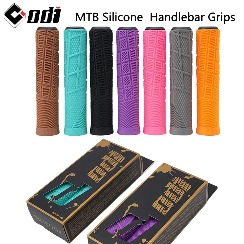 

ODI SG1 MTB Silicone Handlebar Grips Dual-Directional Anti-Slip Design Shock-Absorbing Universal Fit for Mountain Bike Parts