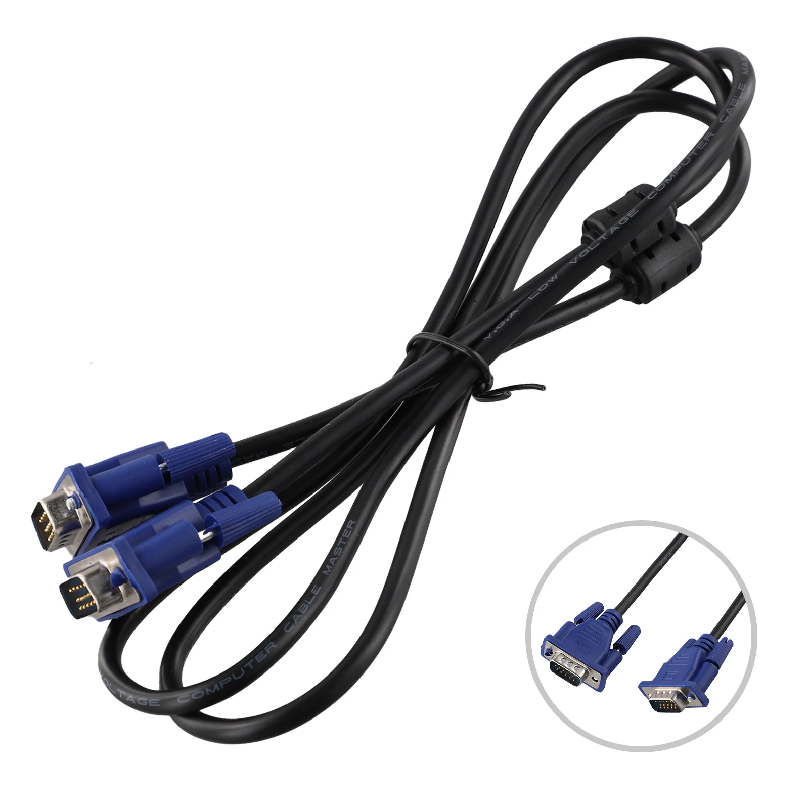 Computer Connection Cable Premium VGA Cable For High Definition Video Extension Wire For Computer Monitor TV Transmission Cable