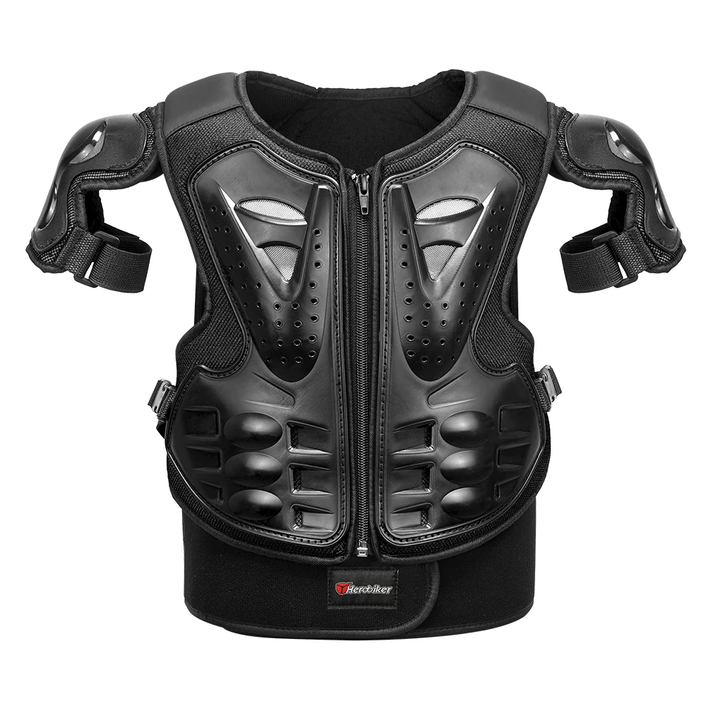 Motorpantser voor kinderen Bescherming Motocross Body Armor Jas Beschermende pantser Rijden Kniebeschermers Moto Full Armor Kinderen