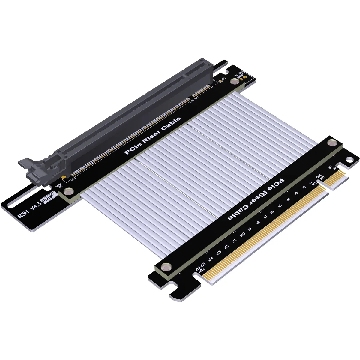 PCIE 4.0-Verlängerungskabel für X16 Riser RTX3090 Grafikkartenadapter PCIE4.0-Kabel ATX ROG Case Gen 4.0 GPU Extender Converter