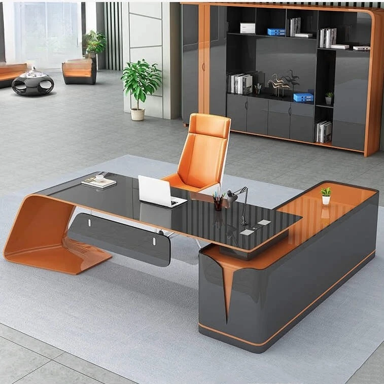 Modern Simple Manager Desk Supervisor Technology Sense Large Class and Chair