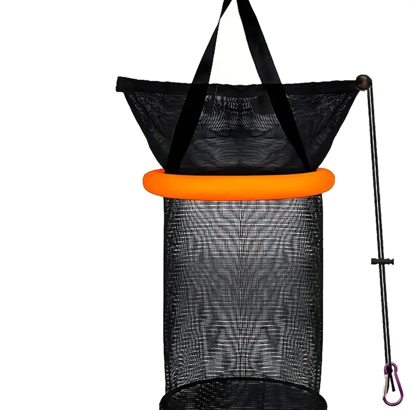 شبكة صيد السمك العائمة، شبكة نايلون قوية مضادة للقفز، سهلة الحمل وقابلة للطي