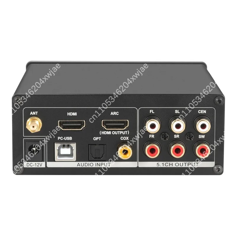 Dolby Digital DTS 5.1 Decoder Audio USB Sound Card U Disk Player HDMI ARC DSD 9038 Bluetooth