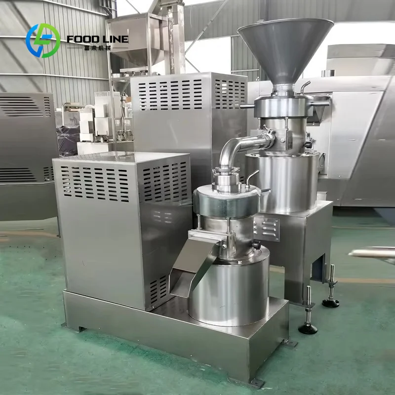 Stainless Steel Colloid Mill for Nuts Paste Ketchup Tomato Chili Sauce Sesame Tahini Making Grinding Machine Customized