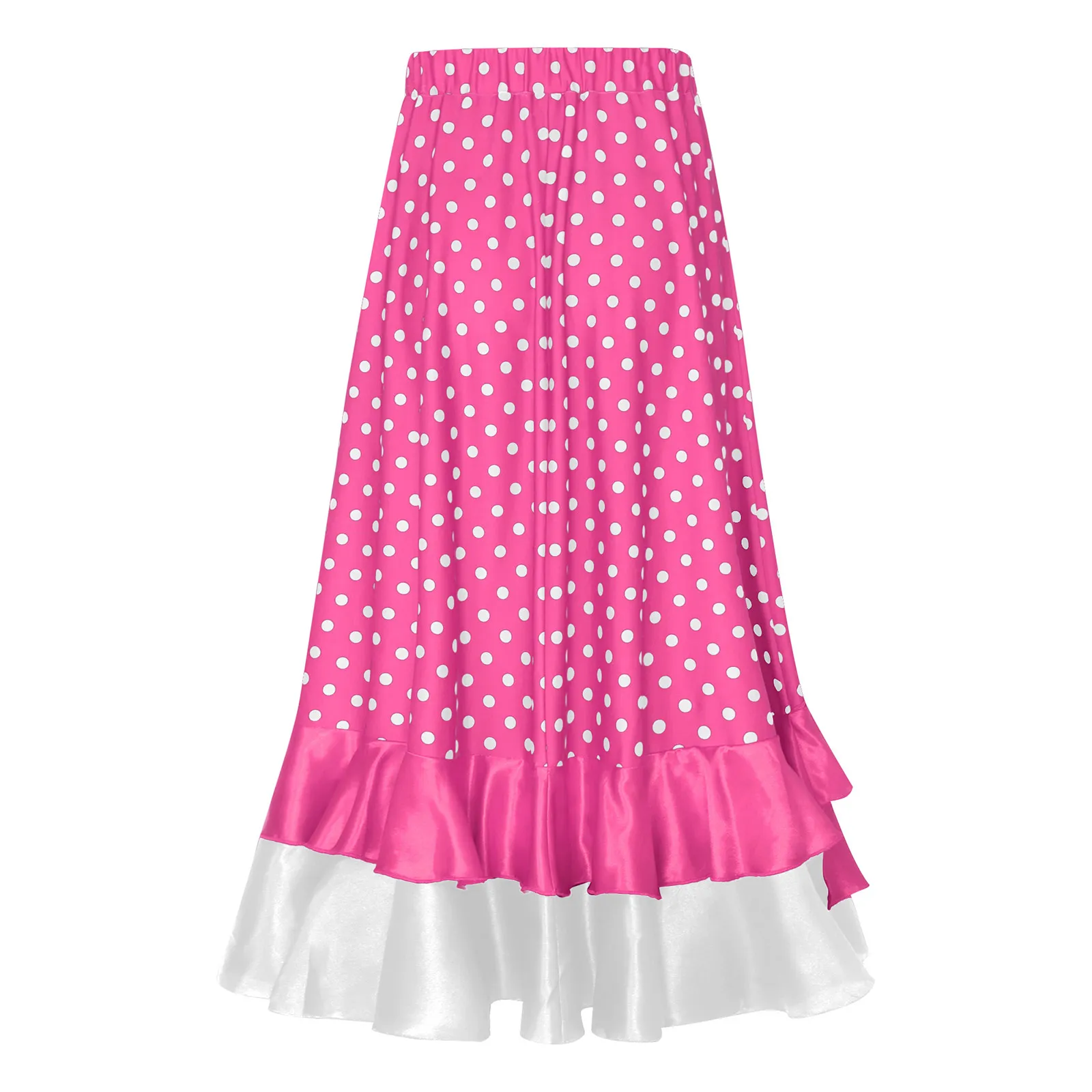 Disfraz español para niñas y niños, faldas largas para baile Flamenco, faldas largas para actuación de salón, competiciones, ropa para fiesta de baile de Halloween