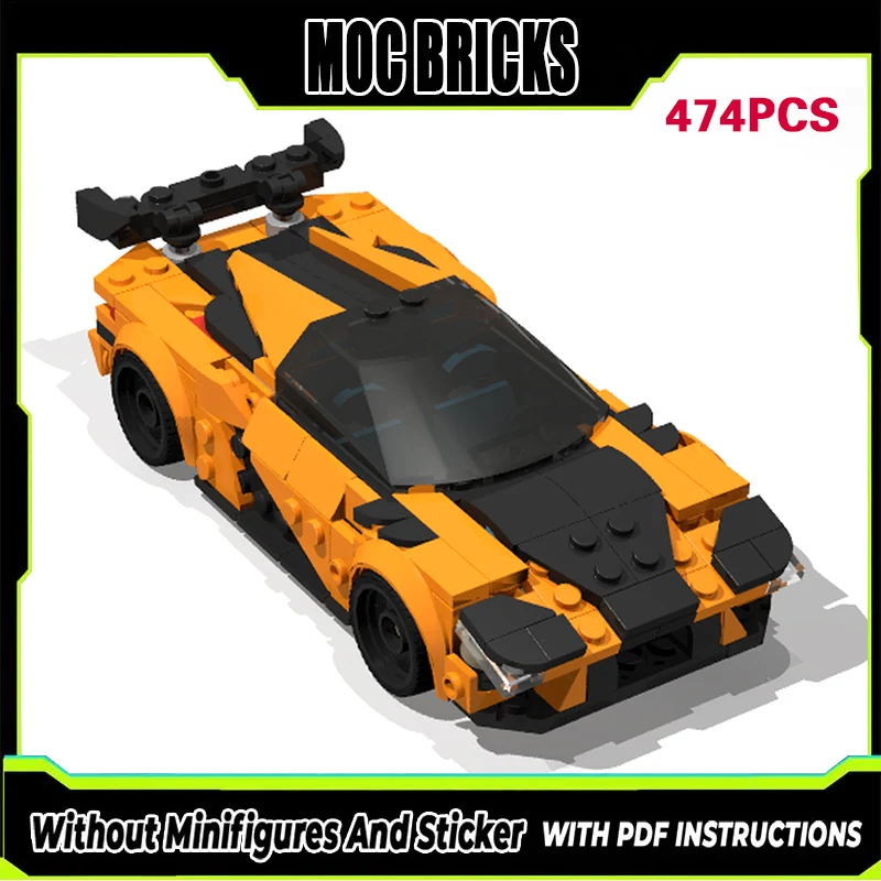 

Конструктор MOC: Модель гоночного автомобиля высшего класса. Модульная технология. Подарки. Набор для сборки. Детские игрушки.