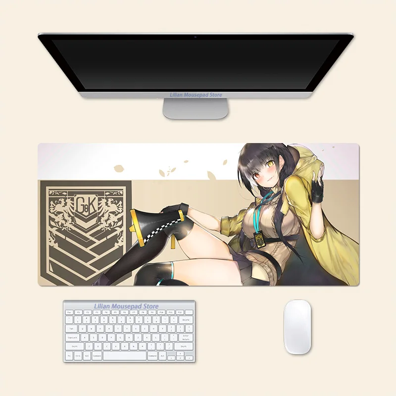 Sexy RO635 Girls' Frontline Anime Large Mouse Pad Office Mousepad Creative Game Desk Mat Gift