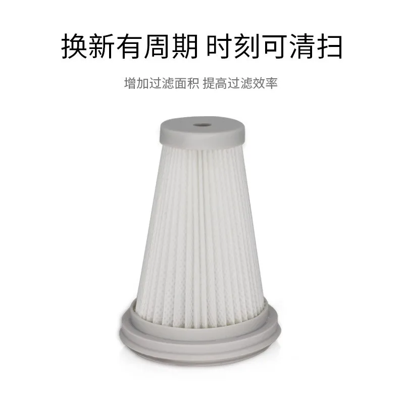 5Pcs Replacement Filter Cartridges With Dust Cotton Filter Spare Parts Efficient Dust Capture Vacuum Cleaner Filter Kit