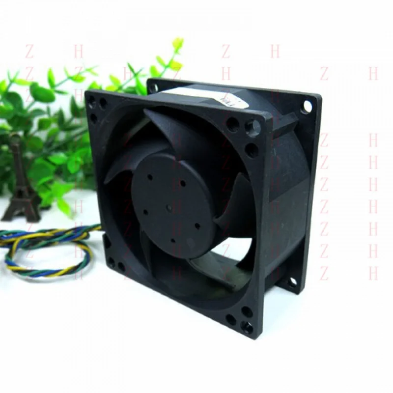 XXZ untuk CHC8012BB-N-AH 8038 12V 0,37A Kipas Kontrol Suhu PWM 4-kabel untuk Server Dell