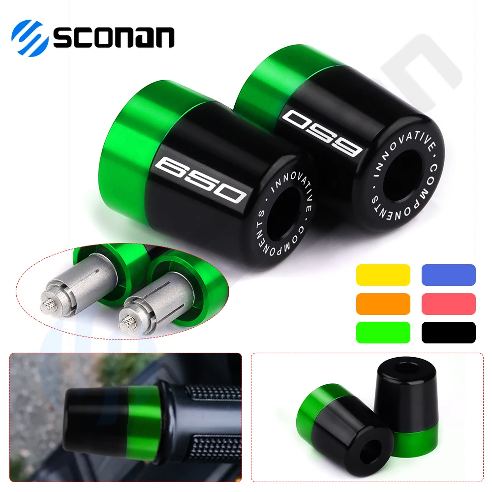 

For KAWASAKI Nin-ja 500 Nin-ja 650 Nin-ja 500 650 Handle Bar End Plugs Handlebar Grips Cap Plug Motorcycle Accessories