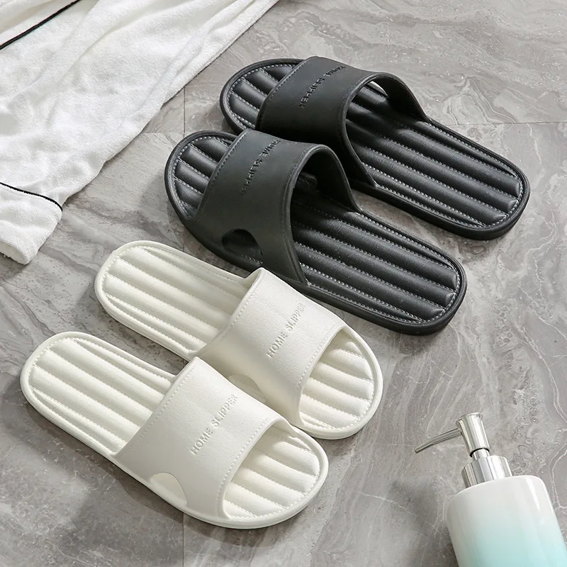 Slippers Flat Beach Sandals Women Indoor Bathroom Home Slippers Non Slip Slides House Shoes Couple Casual Indoor Flip Flops