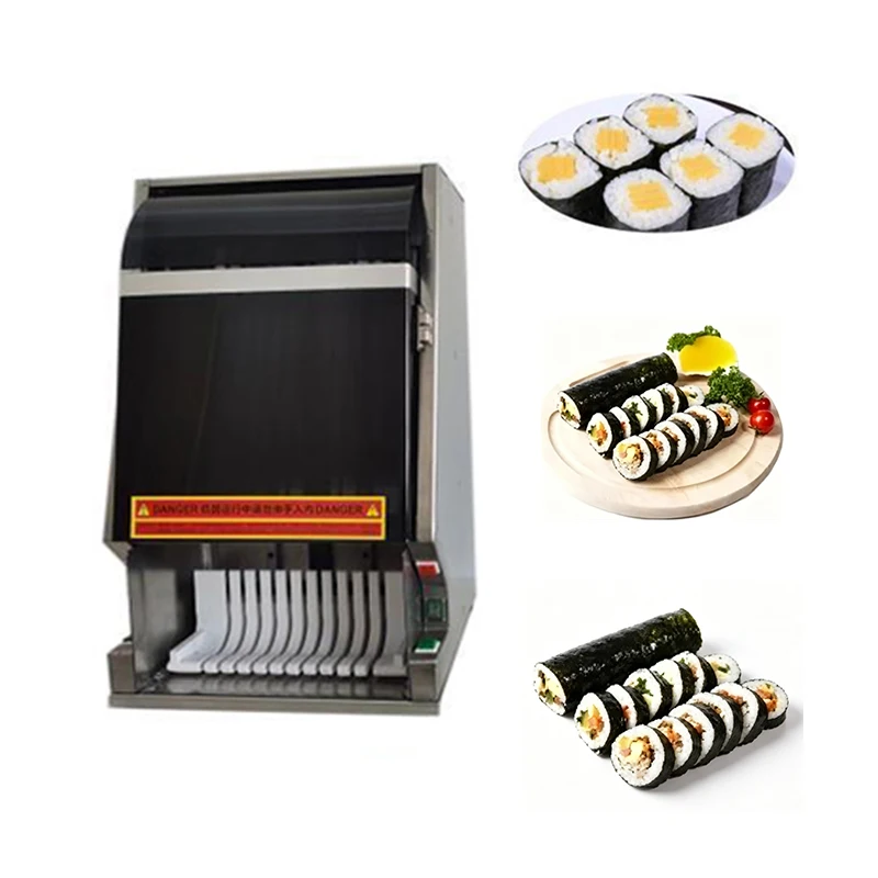 New electric commercial desktop automatic sushi slicer with rice seaweed tools professional sushi equipment