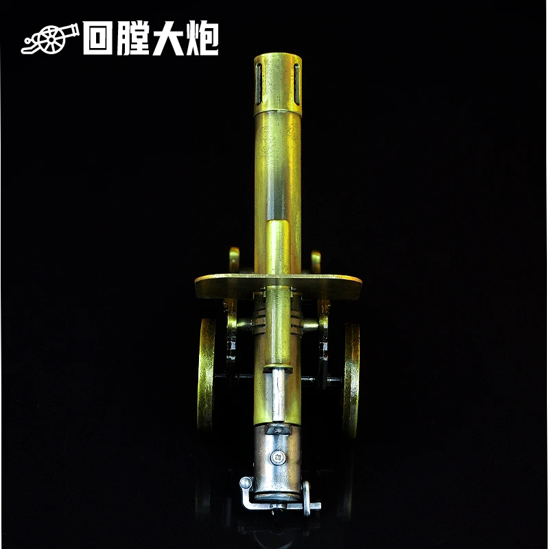 Miniature Zinc Alloy Cannon  Durable Metal Artifact Decorative Bookend or Shelf Display for Home Office Can set off firecrackers view 4