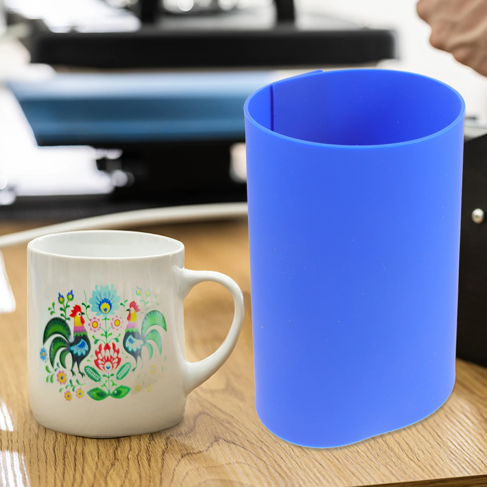 

3 Pcs Mug Silicone Board Set Cup Sleeve Wraps for Sublimation Tumblers Bulk Sleeves