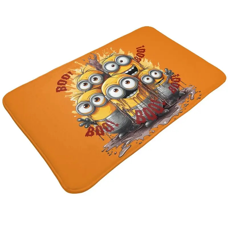 Custom Minions Halloween Front Floor Door Entrance Mats Outdoor Bath Kitchen Doormat Garage Carpet Rug