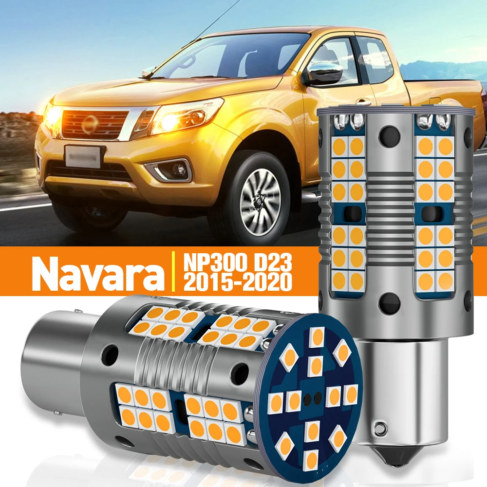 

2 шт. светодиодный указатель поворота для Nissan Navara NP300 D23 2015 2016 2017 2018 2019 2020 аксессуары лампа Canbus