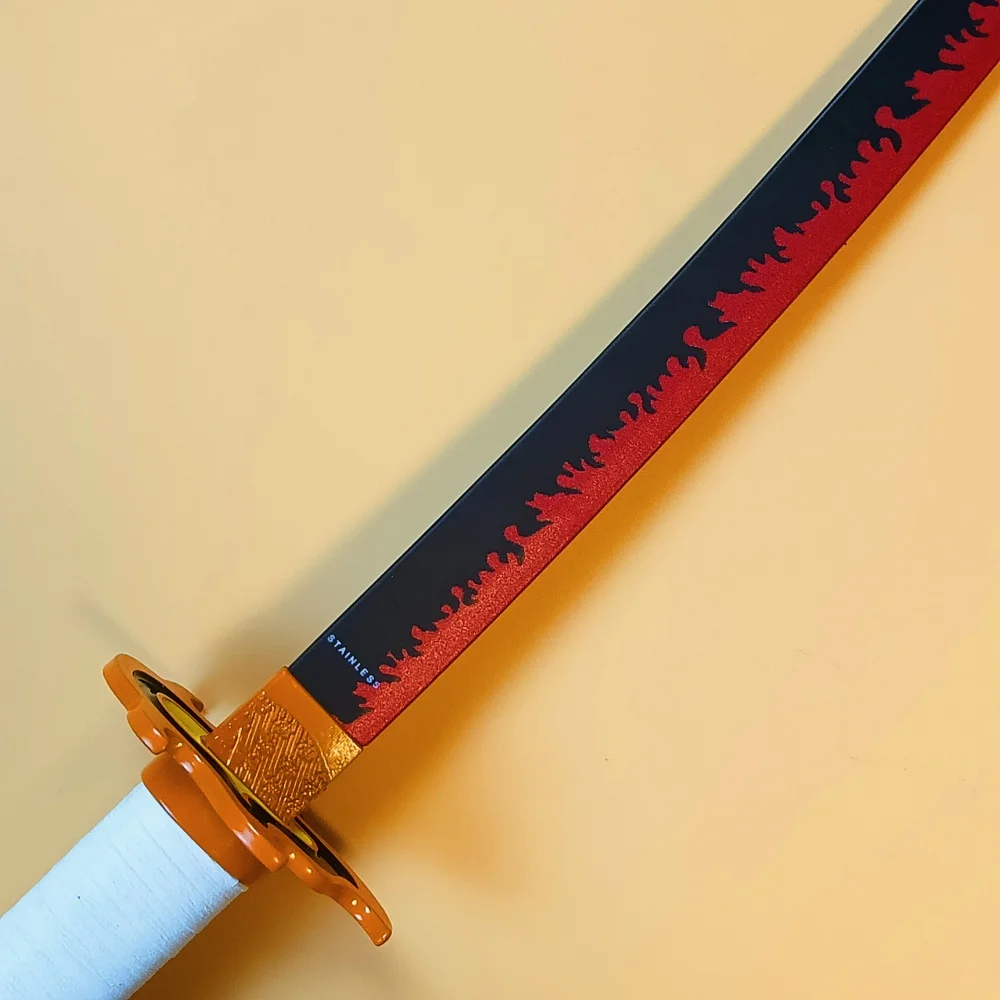 16inch 42cm Katana Ninja Knife Sword Samurai Sabre Anime Cosplay Prop Real Plastic Knife Ninja Japanese Katana Unsharp Toy Gift