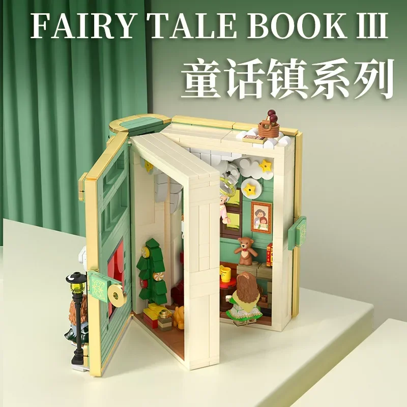 Storybrooke solid block book Forest kiss wish match puzzle building blocks