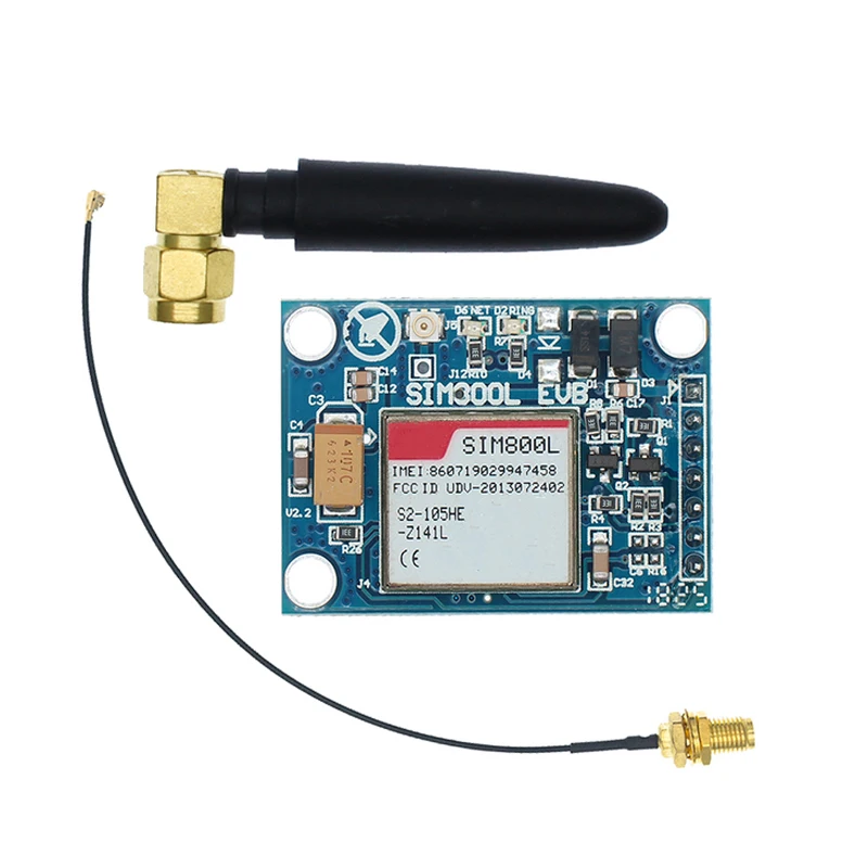 Mini SIM800L GPRS moduล GSM karta Micro SIM pลyta gลรณwna czterozakresowy Port szeregowy TTL dla Arduino