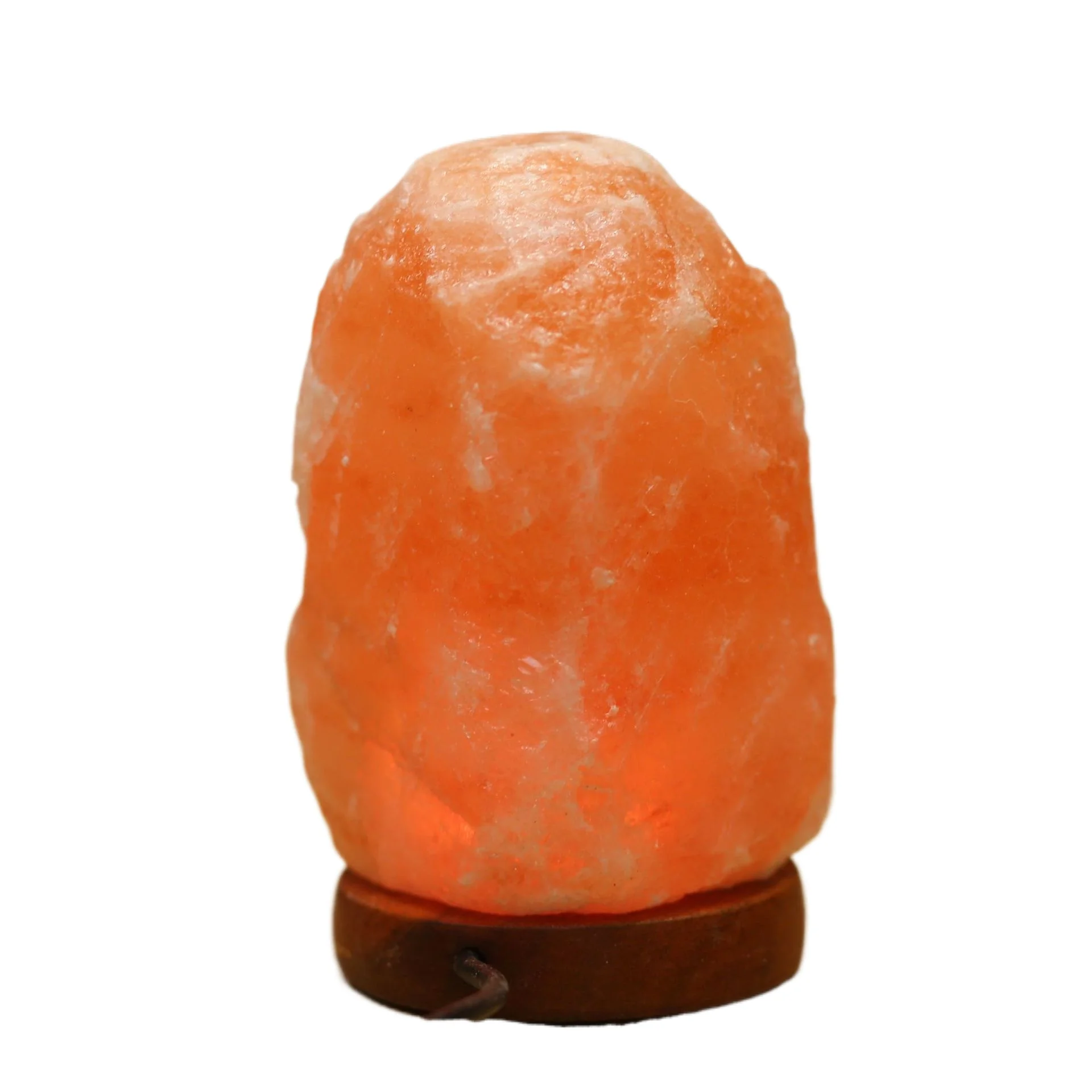 Lampada di sale cristallino dell'Himalaya per esportazione transfrontaliera, lampada di sale regalo RGB colorata con lampeggio lento, spedibile in nome del cliente