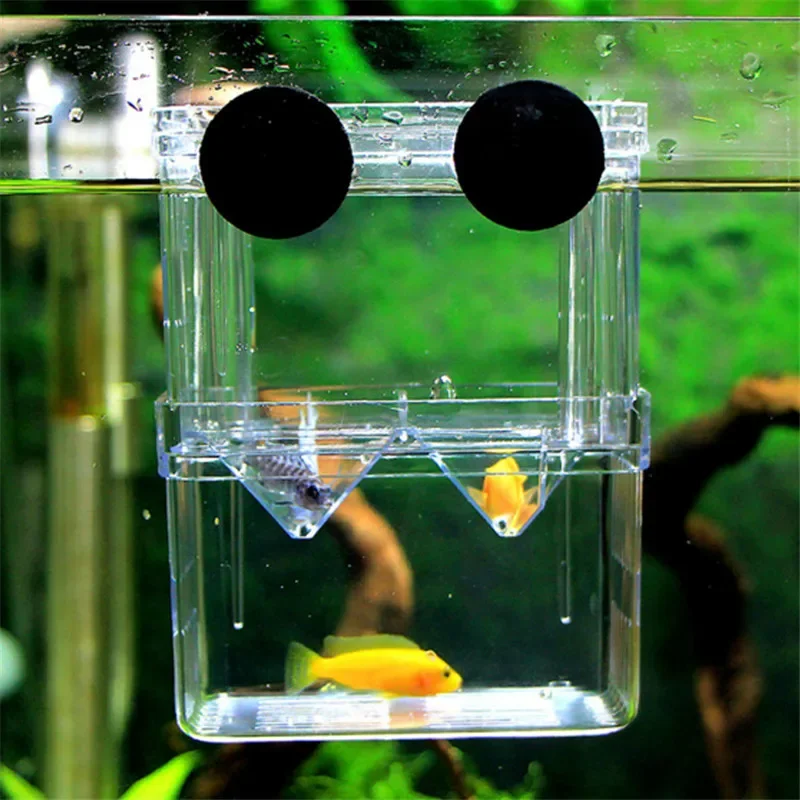 S/L/XL Aquarium Breeder Box Fish Breeding Isolation Box Fish Hatchery Acrylic Divider Shrimp Clownfish Aggressive Fish Injured