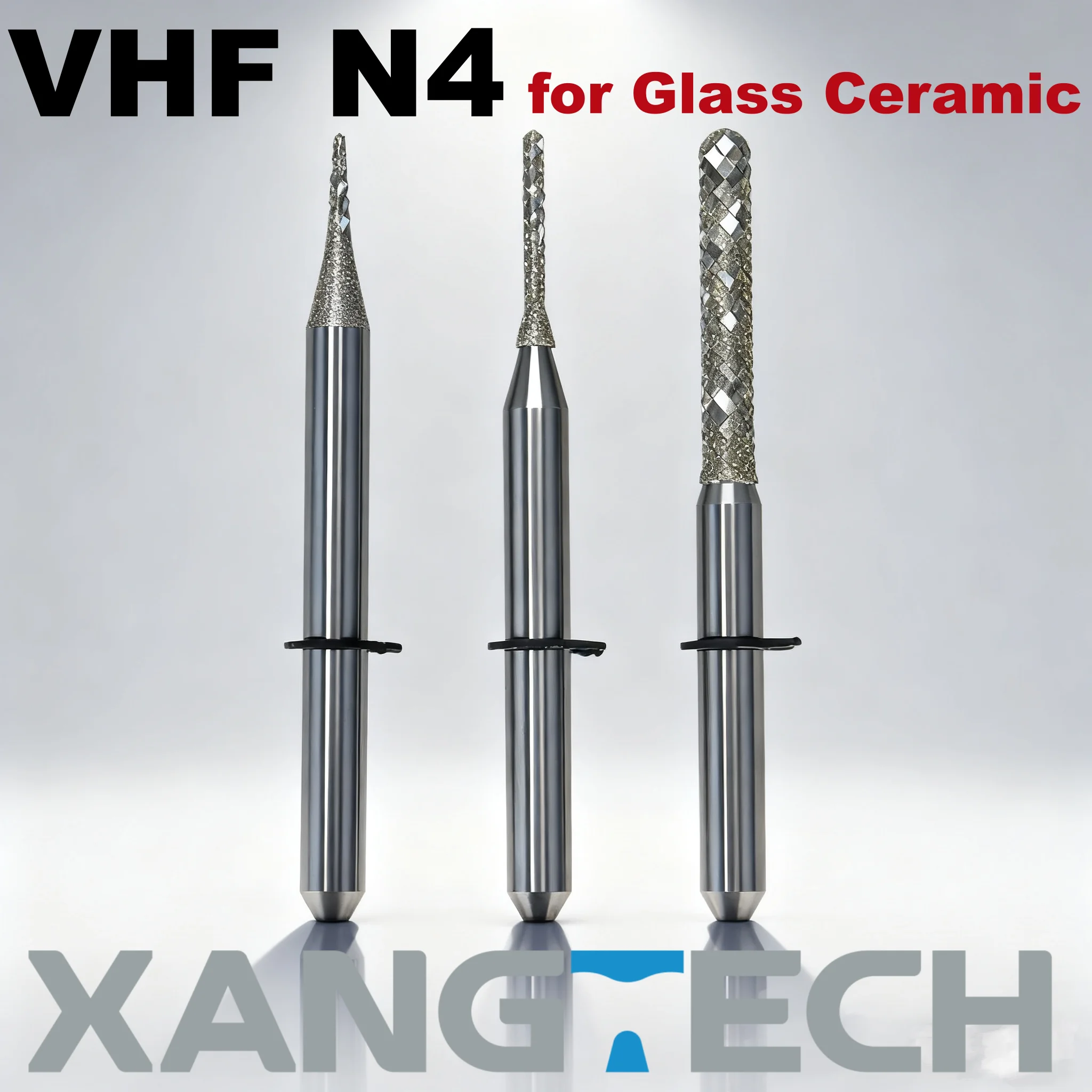 

XANGTECH VHF N4 Стеклянная керамическая фреза для дисиликатного лития Стоматологическая лаборатория Фрезы Стоматологическая лаборатория CAD CAM Стоматологический инструмент