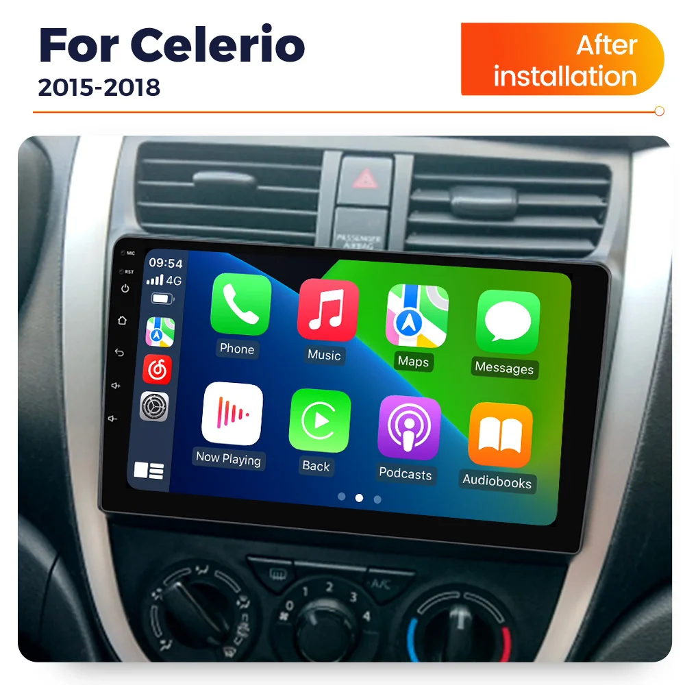 MEKEDE 2 Din IPS Screen Car Radio For Suzuki Celerio Cultus 2015-2018 Wireless Carplay Multimedia Player Audio Stereo Head Unit